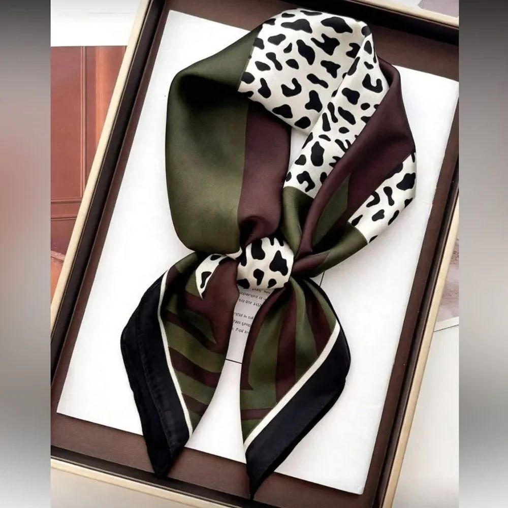 Animal Print Scarf N1288